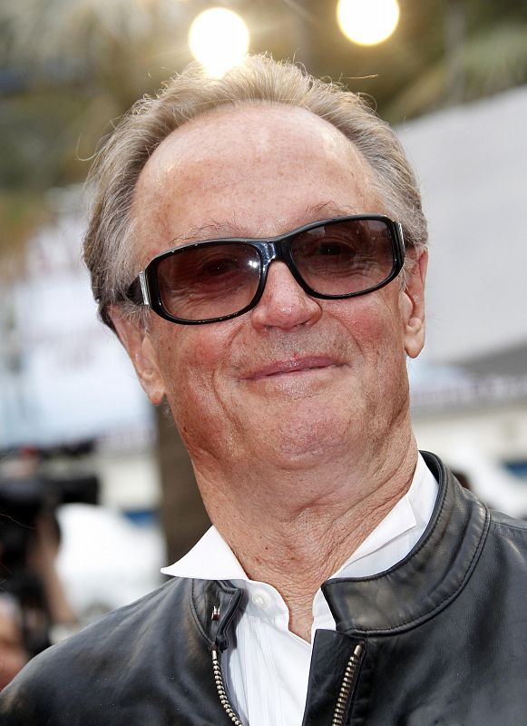 Actor Peter Fonda arrives on the red carpet for the screening of the film La Conquete at the 64th Cannes Film Festival