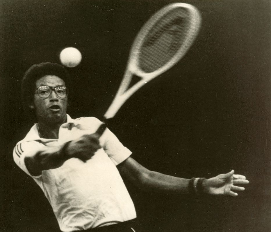 Arthur Ashe logró tres títulos de Grand Slam en los años 70