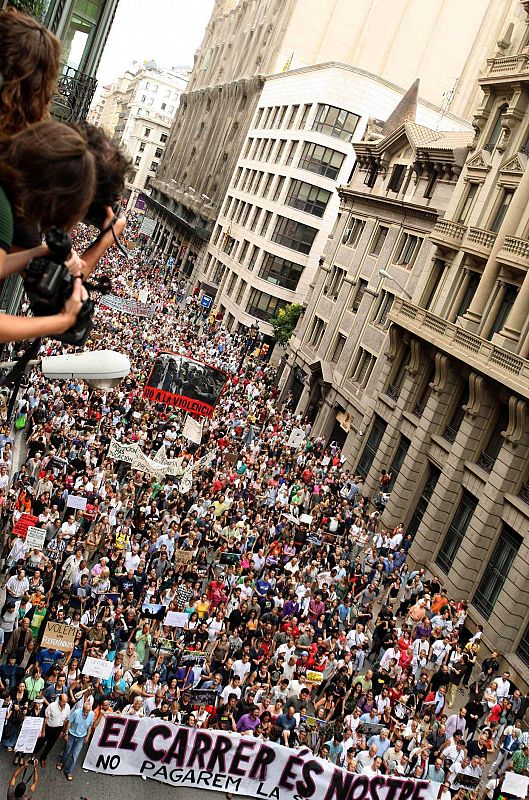 MANIFESTACIÓN 15-M EN BARCELONA