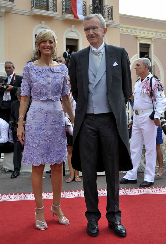 El francés Bernard Arnault y su esposa  Helene Mercier-Armault
