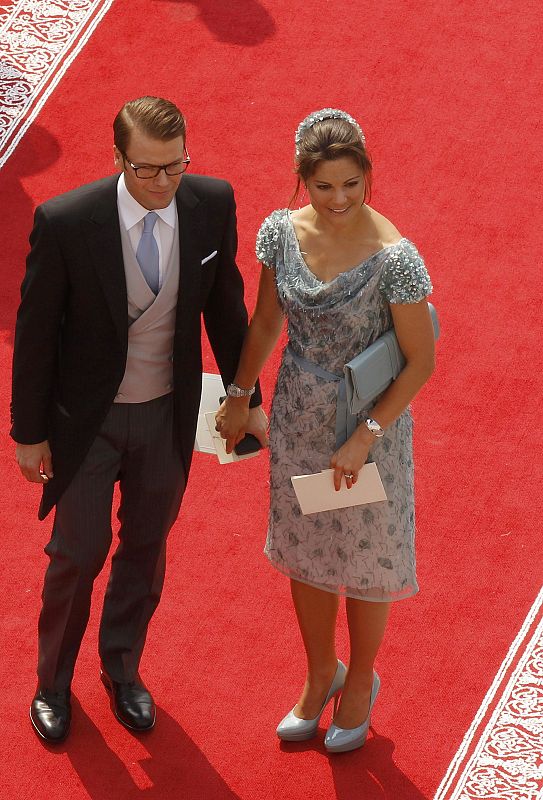 La princesa Victoria de Suecia y su marido, el príncipe Daniel.