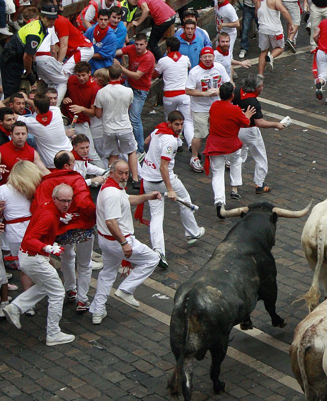 Cuarto encierro san Fermín 2011