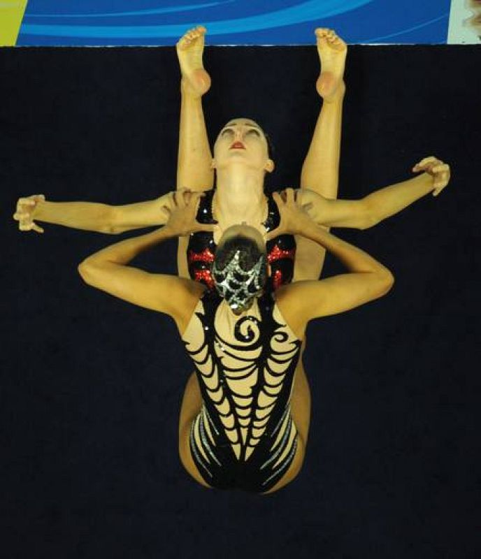  Las nadadoras sincronizadas Británicas