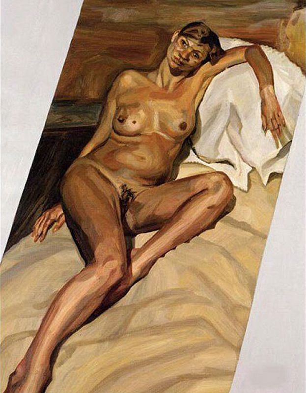 Retrato de Kate Moss de Lucien Freud