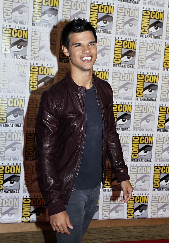 Taylor Lautner, uno de los protagonistas de 'Crepúsculo', en la Comic-Con de San Diego