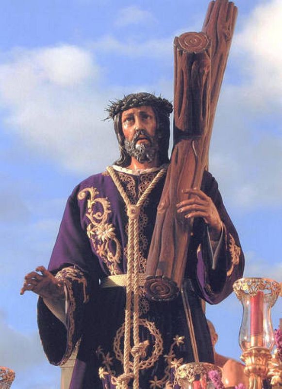 7ª Estación: "El Cirineo ayuda a llevar la Cruz" 