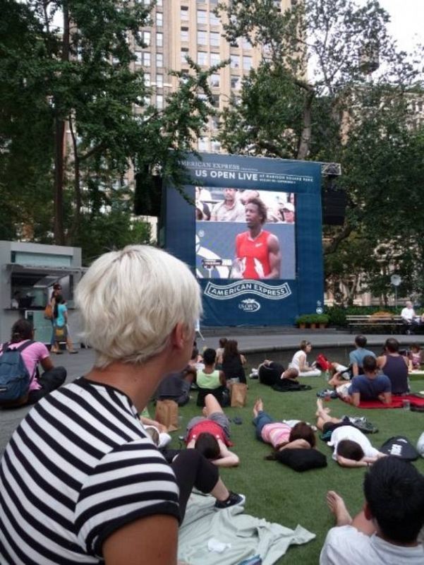 Tenis de verano, bocata, parque y a disfrutar en Nueva York