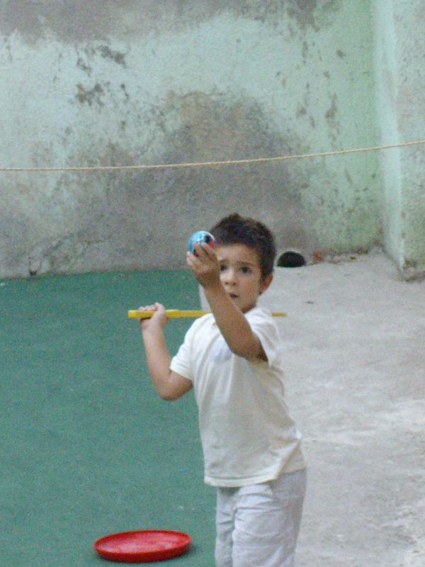 Un saludo para mi ídolo Rafa Nadal desde Mallorca. Entrenando fuerte