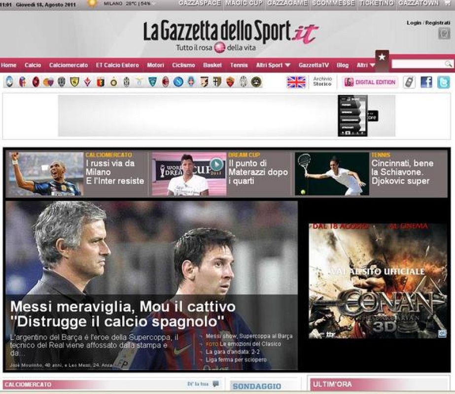   Messi Maravilla,Mou el malo "Destruye el fútbol español" en referencia a las declaraciones del jugador azulgrana Piqué. Destaca el juego del argentino y la polémica, lo más comentado del partido.