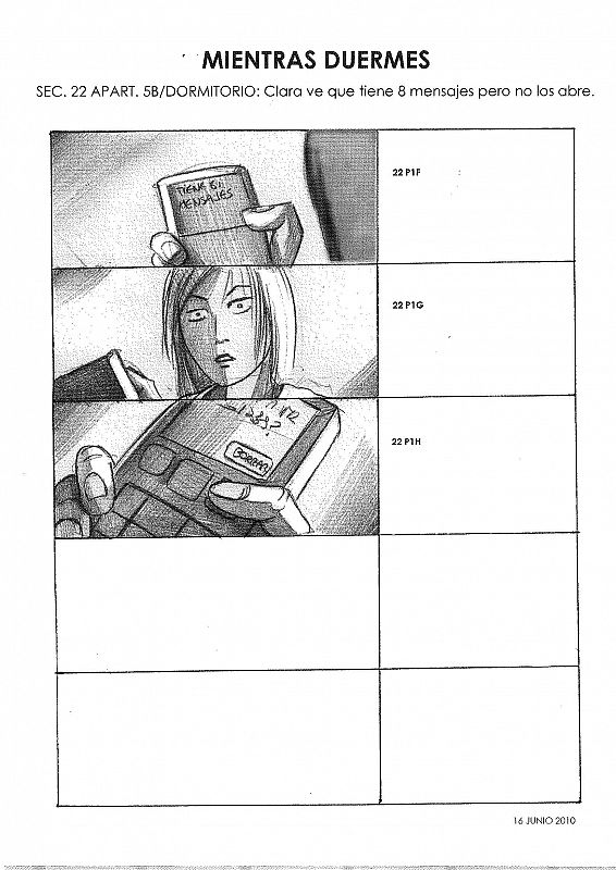 Storyboard de 'Mientras duermes' - Secuencia 22, Página 2