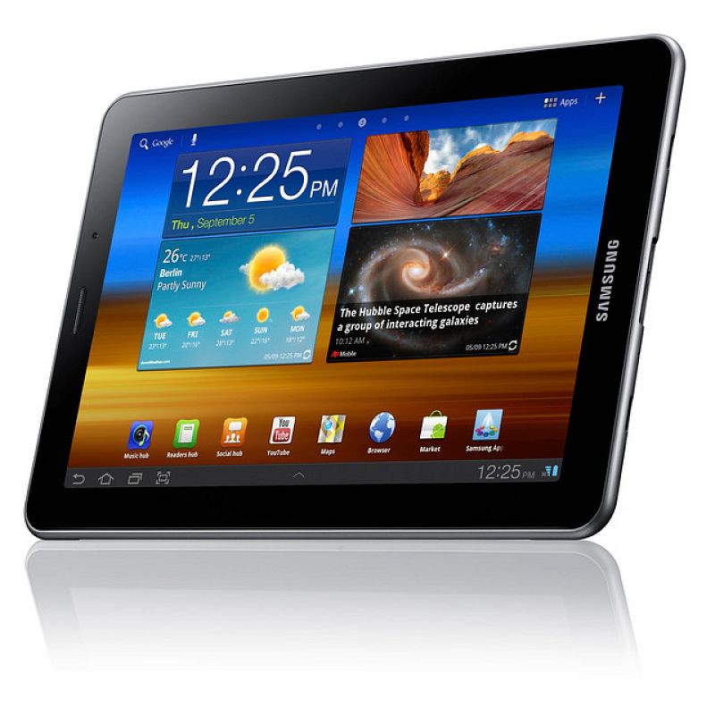 Samsung ha presentado en sociedad la nueva tableta de la multinacional, la Galaxy Tab 7.7, durante la primera jornada de la IFA, la feria tecnológica de Berlín