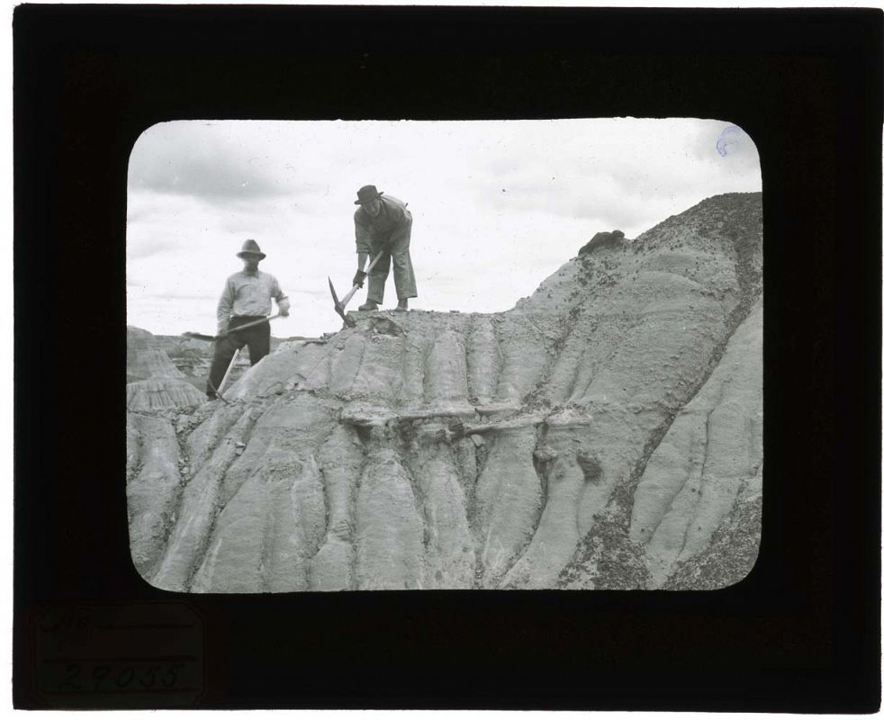 Monumento Nacional de los Dinosaurios en Quarry, 1923