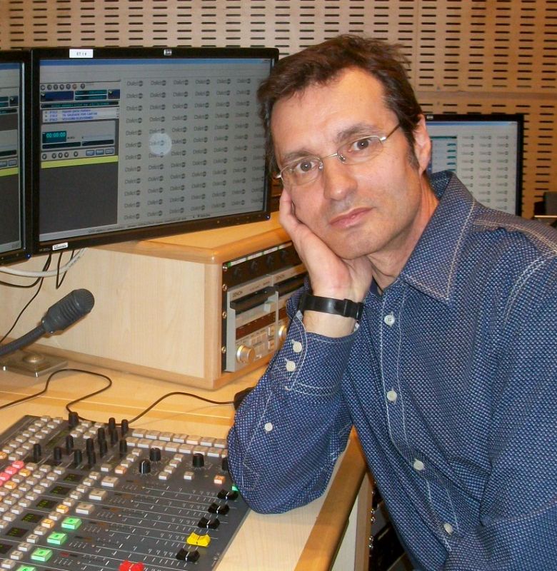 Javier Garrido, técnico de sonido.