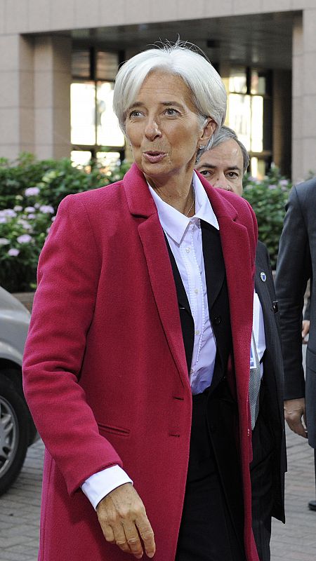 La directora gerente del FMI, Chritine Lagarde, insta a tener una "determinación política colectiva"