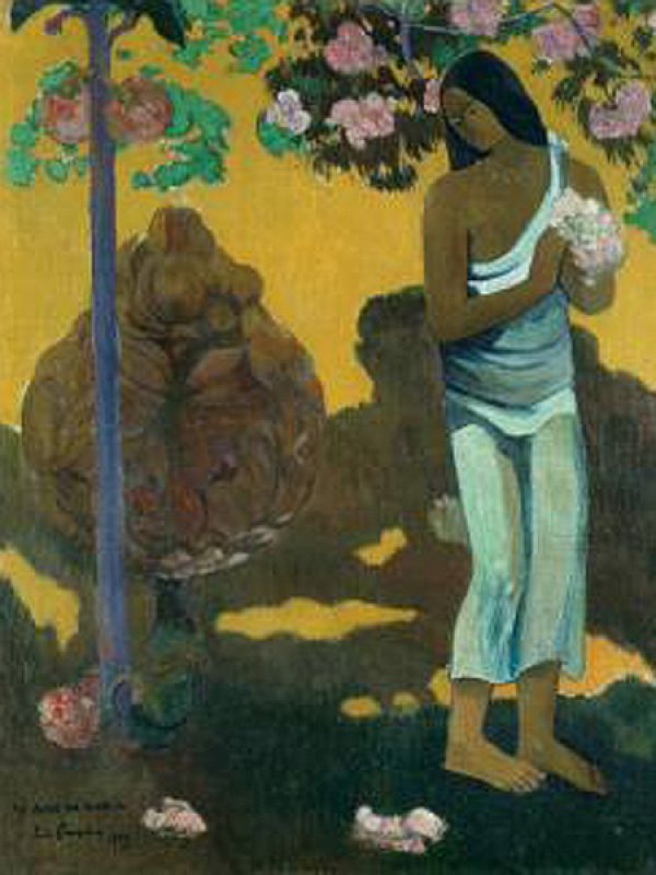 'Te avae no Maria'. Paul Gauguin.Óleo sobre lienzo, 96 x 74,5 cm (1899). San Petersburgo, State Hermitage Museum