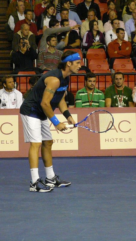 Carlos Moyá, en su despedida de Sevilla en el Máster Nacional