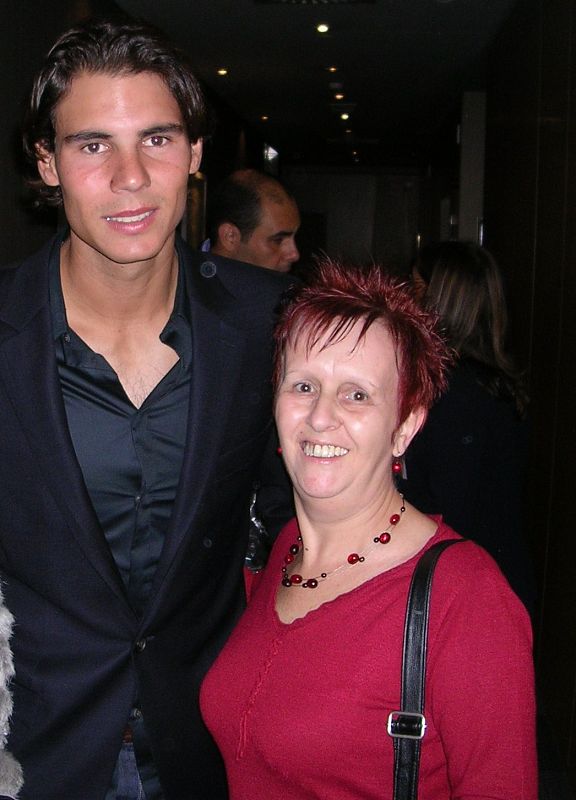 Un sueño y un orgullo... Mi mejor foto de tenis sólo podía ser con nuestro Campeón ¡Vamos Rafa!