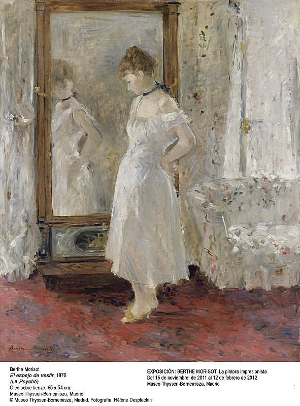 'El espejo de vestir' (1876). Museo Thyssen-Bornemisza