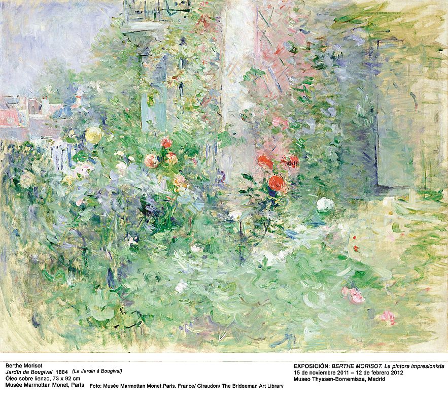 'Jardín de Bougival' (1884). Museo Marmottan París