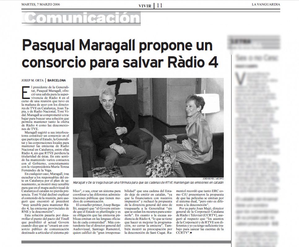 La Vanguardia 07/03/06