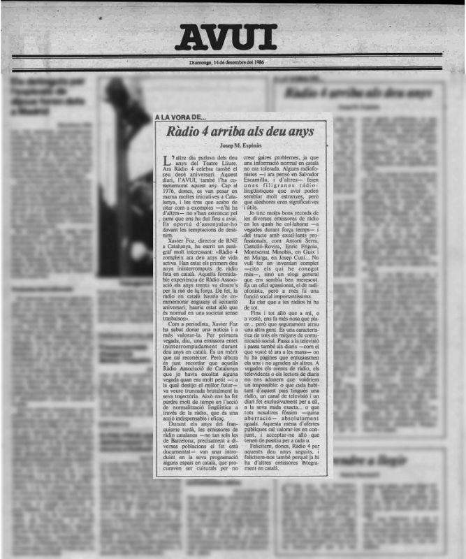 Avui 14/12/86