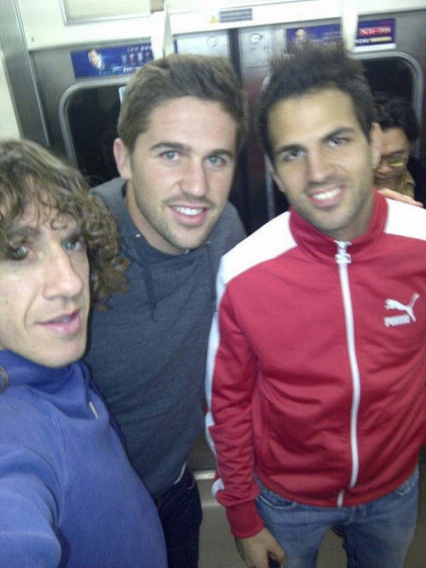 Puyol, Fontás y Cesc