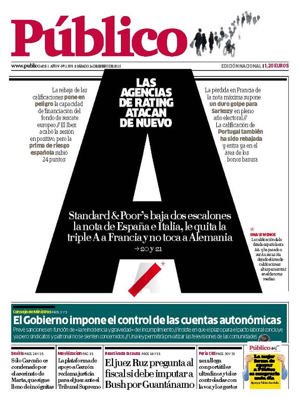 Las agencias de 'rating' atacan de nuevo