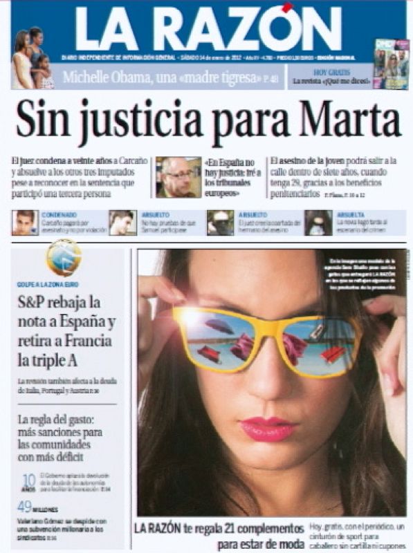 S&P rebaja la nota a España y retira a Francia la triple A