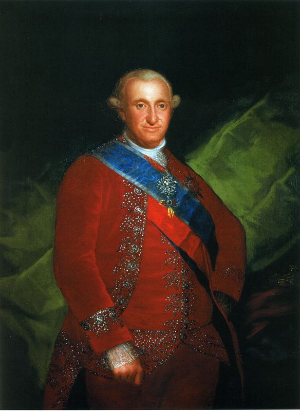 Carlos IV, Francisco de Goya, 1789, Óleo sobre lienzo. Colección Altadis, Madrid.