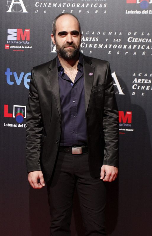 Luis Tosar, nominado a mejor actor por su papel en 'Mientras duermes' a su llegada a la fiesta