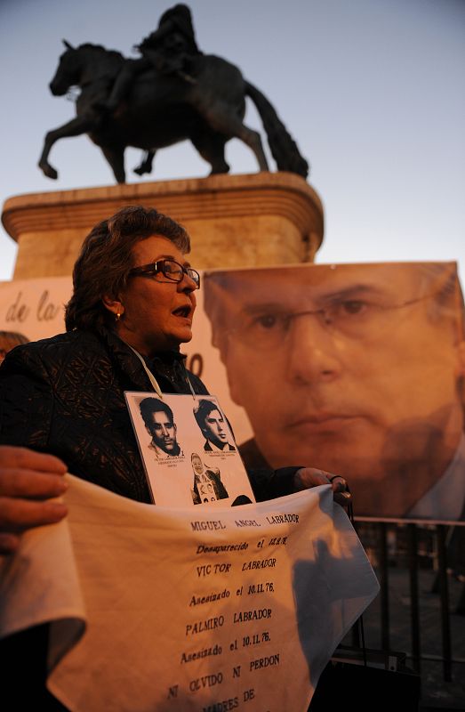 Protesta en apoyo a Garzón