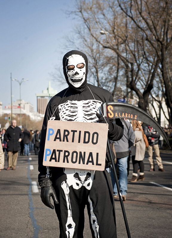 MANIFESTACIÓN CONTRA LA REFORMA LABORAL EN MADRID