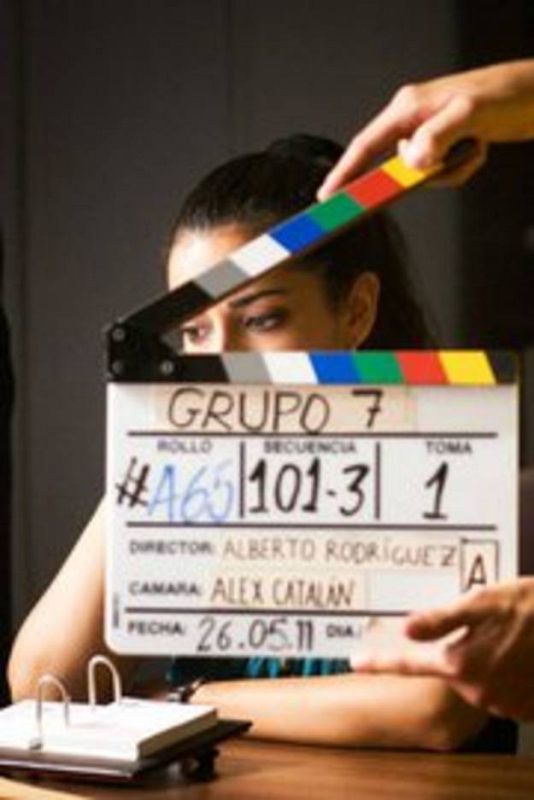 Grupo 7 - Inma Cuesta grabando una secuencia