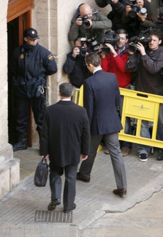 Urdangarin llega a los juzgados de Palma