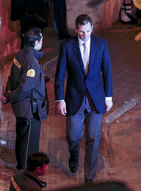 URDANGARIN ABANDONA LOS JUZGADOS DE PALMA DE MALLORCA