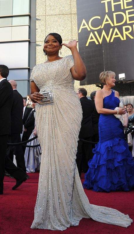 Octavia Spencer, en los Oscar 2012.