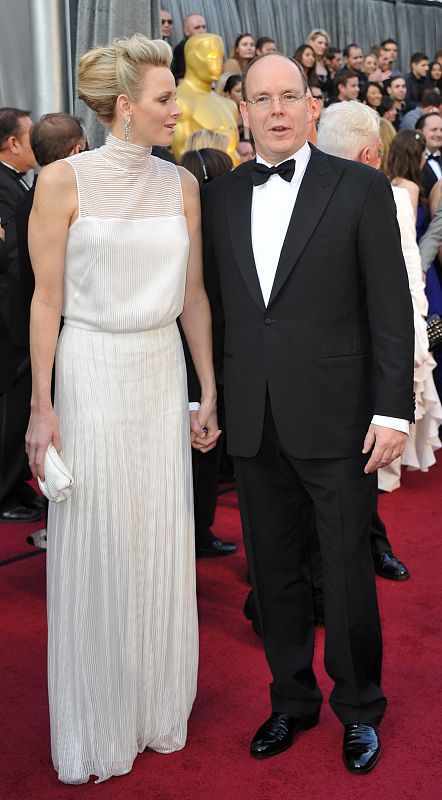 Alberto de Mónaco en los Oscar 2012