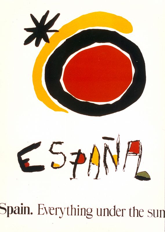 Cartel pitnado por Joan Miró