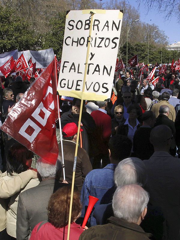 MANIFESTACIÓN EN MADRID CONTRA LA REFORMA LABORAL
