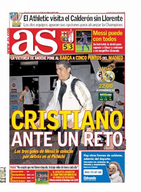 "Messi puede con todos", apunta el As.