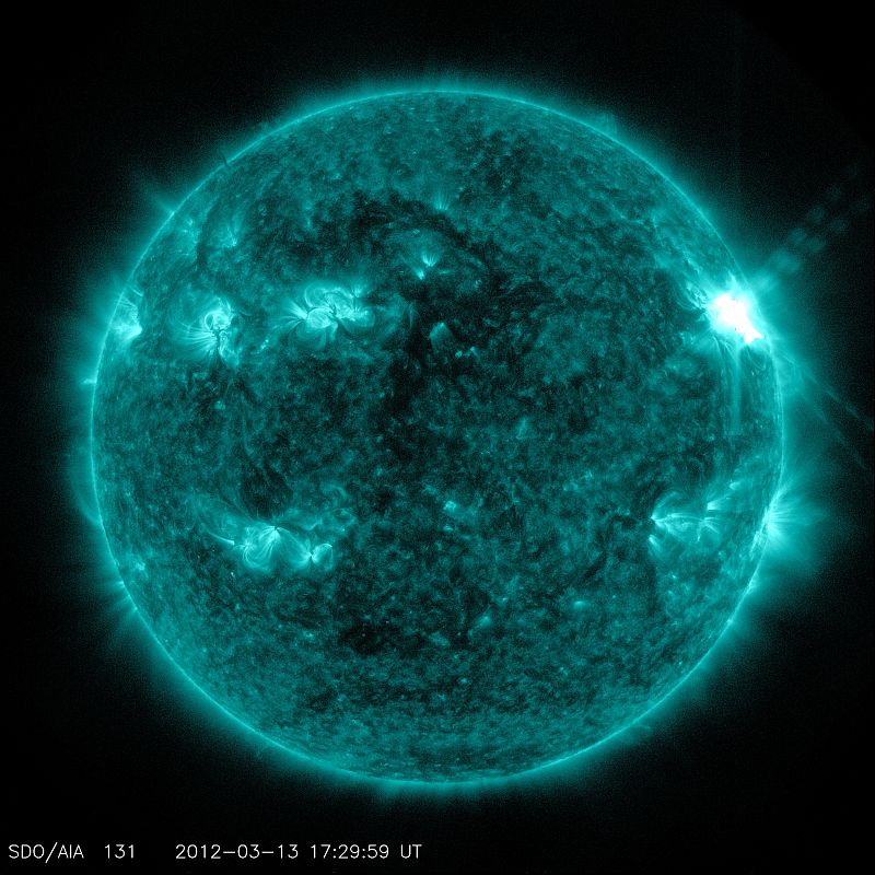 Durante las primeras semanas de marzo se produjo una elevada actividad solar que derivó en una de las más poderosas solares de las últimas décadas, aunque sus efectos no se notaron tanto como se esperaba