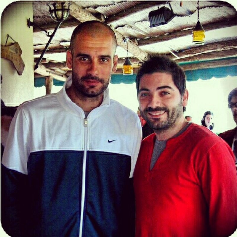 Homenaje a Guardiola. Foto