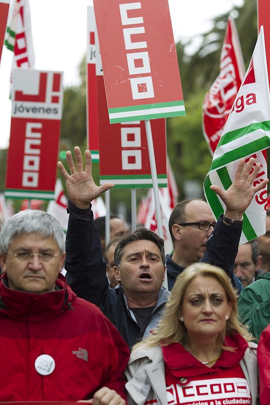 PROTESTA CONTRA LOS RECORTES DEL GOBIERNO