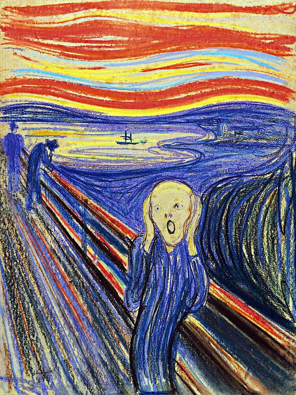 Única de las cuatro versiones de "El grito" del pintor noruego Edvard Munch que quedaba en manos privadas.