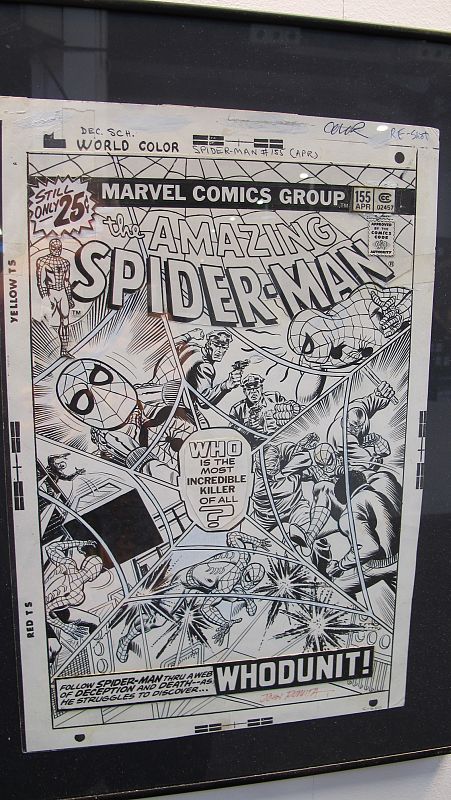 Original de 'Spiderman' de John Romita, de la exposición por los 50 años del Hombre Araña