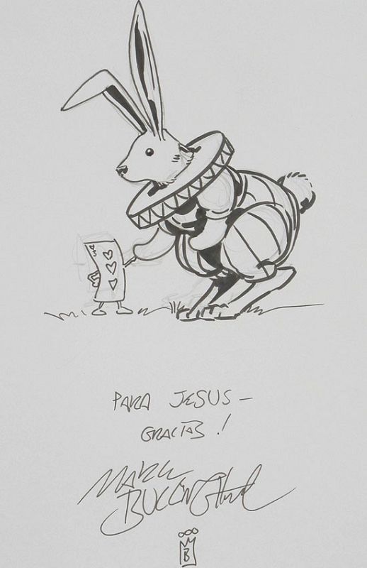 Dedicatoria de Mark Buckingham ('Fábulas')