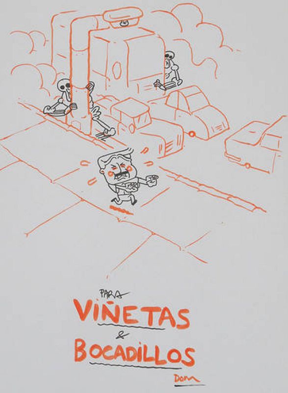  Dedicatoria de José Domingo, ganador del premio al mejor autor nacional por 'Aventuras de un oficinista japonés'