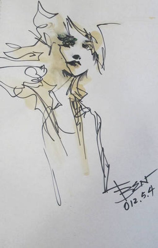  Dedicatoria del joven artista chino Benjamin