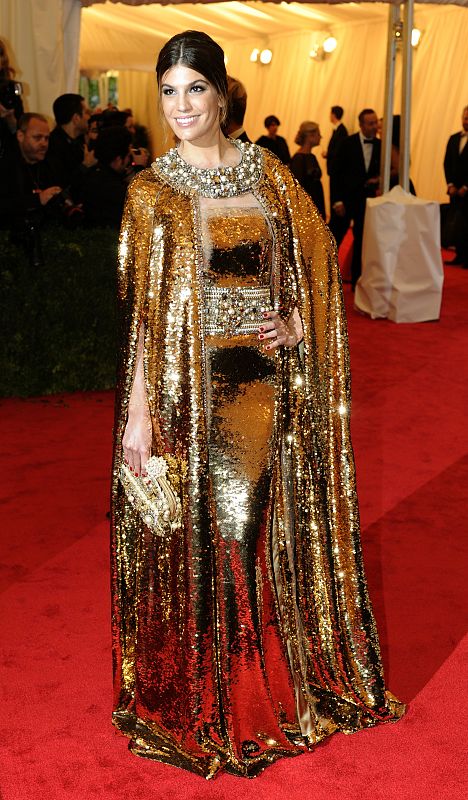 Bianca Brandolini D'Adda en la Gala del Museo Metropolitan de Nueva York