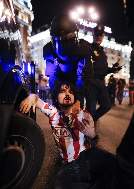 DISTURBIOS CELEBRACIÓN SEGUNDA EUROPA LEAGUE ATLÉTICO DE MADRID